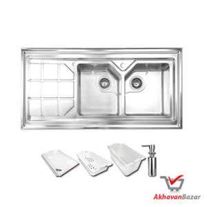 سینک ظرفشویی روکار اخوان کد 325